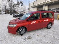Samochód strażacki zakupiony za środki finansowe z dotacji