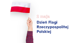 Grafika z flagą Rzeczypospolitej Polskiej