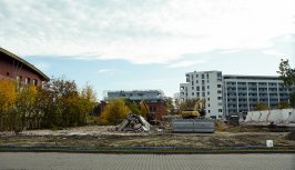 Powiększ obraz:Budowa szpitala w Legionowie - październik 2019 - Zdjęcie nr6