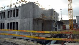 Powiększ obraz:Budowa szpitala w Legionowie - luty 2020 - Zdjęcie nr3