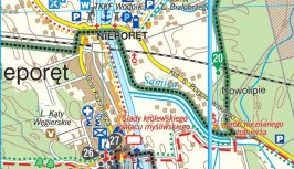 Powiększ obraz:Miejsce bitwy pod Nieporętem jest oznaczone na zielonej trasie Turystyczny szlak patriotyczny Polski Walczącej - punkt 20.