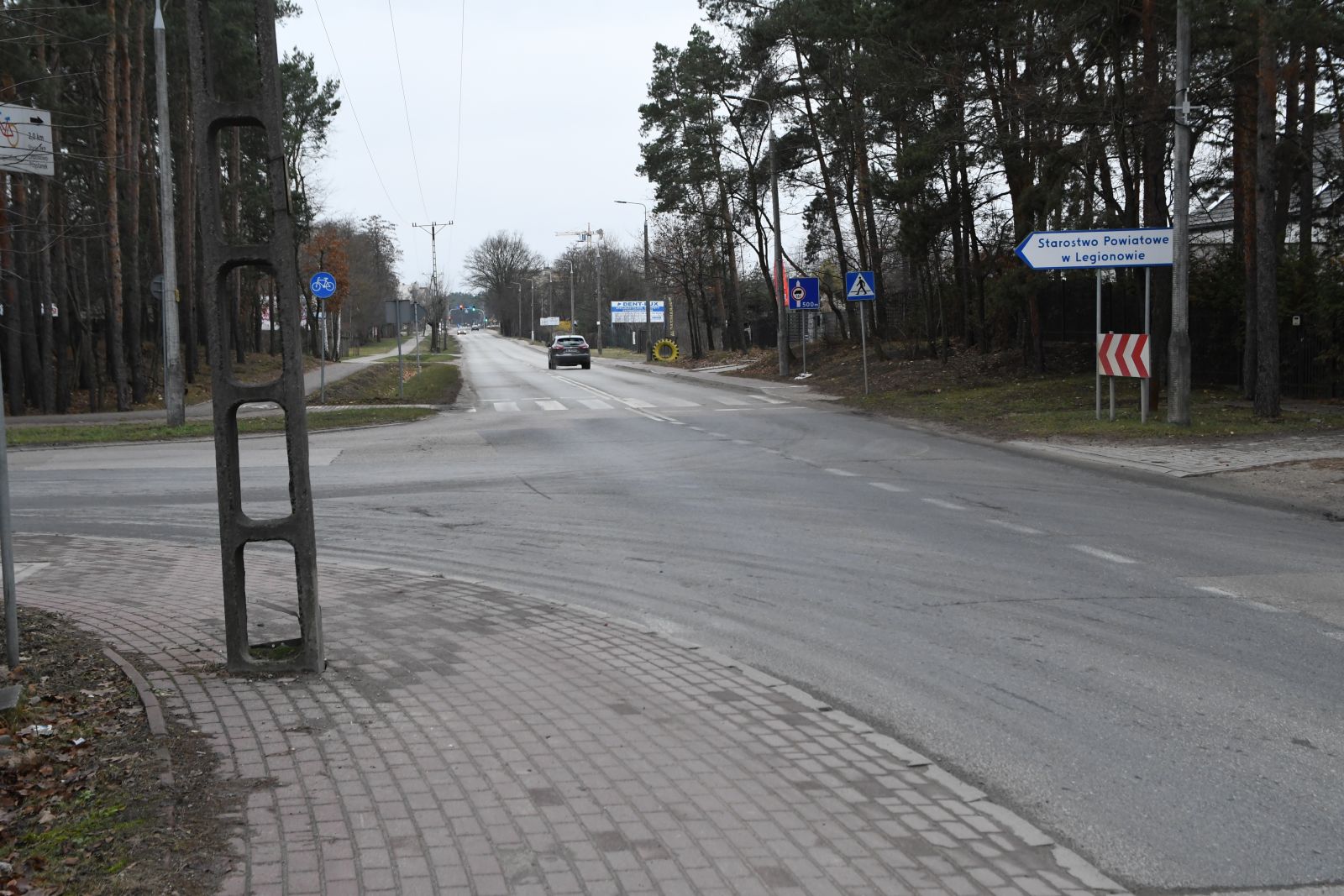 Zdjęcie: skrzyozwanie ulic Suwalnej i Szarych Szeregów w Legionowie 