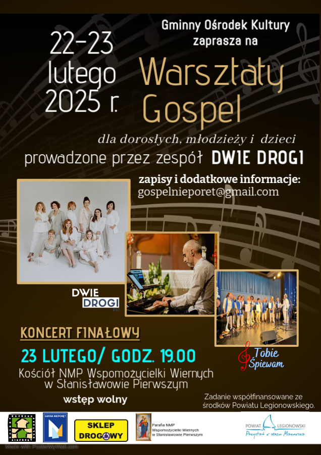 Plakat zapraszający na wydarzenie, szczegółowe informacje w aktualności.