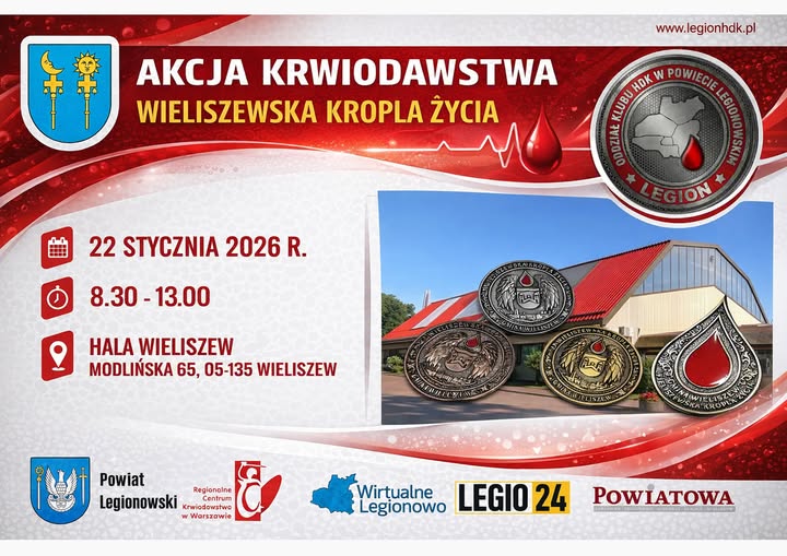 Plakat zawierający informacje o wydarzeniu.  Te informacje są podane w aktualności.