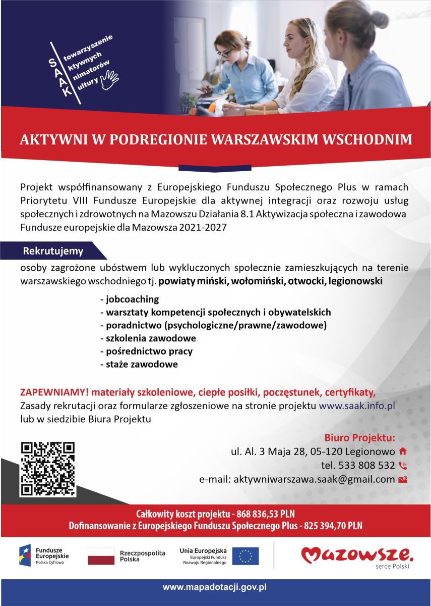 Plakat zawierający informacje o wydarzeniu.  Te informacje są podane w aktualności.