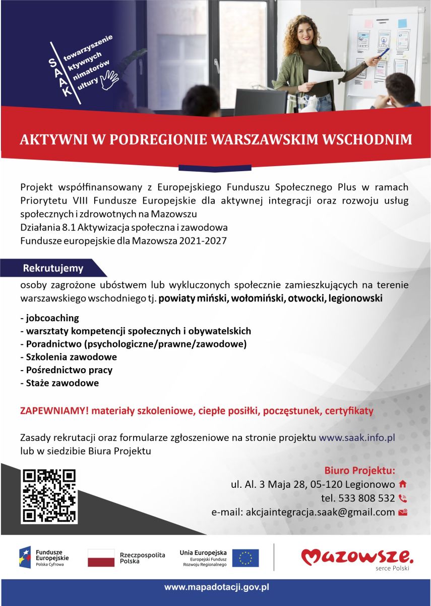 Plakat zawierający informacje o wydarzeniu.  Te informacje są podane w aktualności.