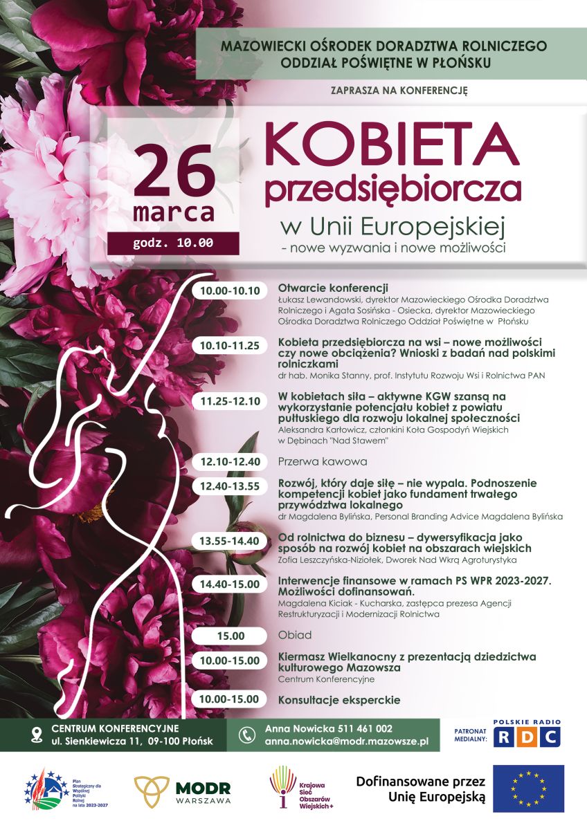 Plakat zawierający informacje o wydarzeniu.  Te informacje są podane w aktualności.