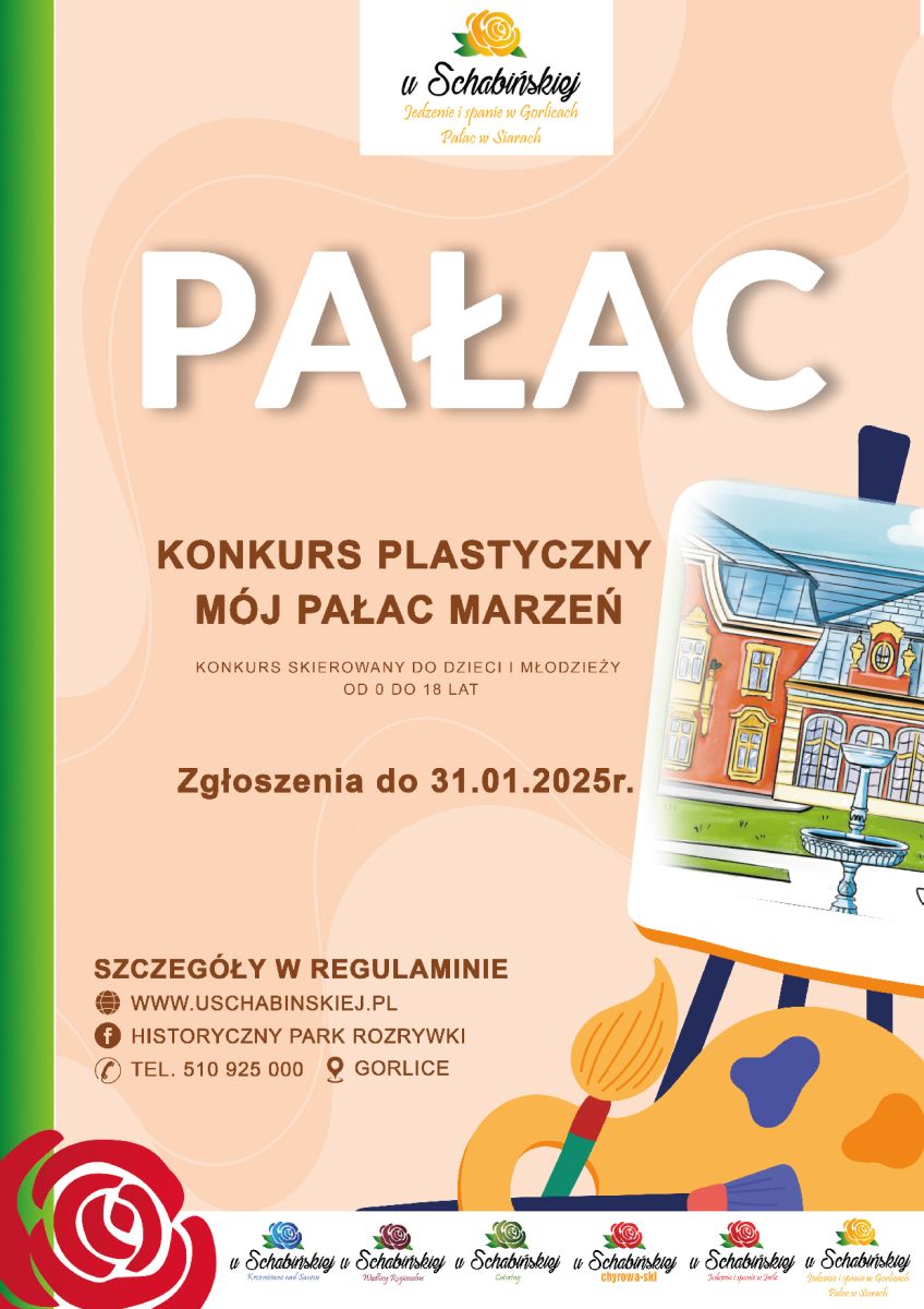 Plakat zachęcający do udziału w konkursie