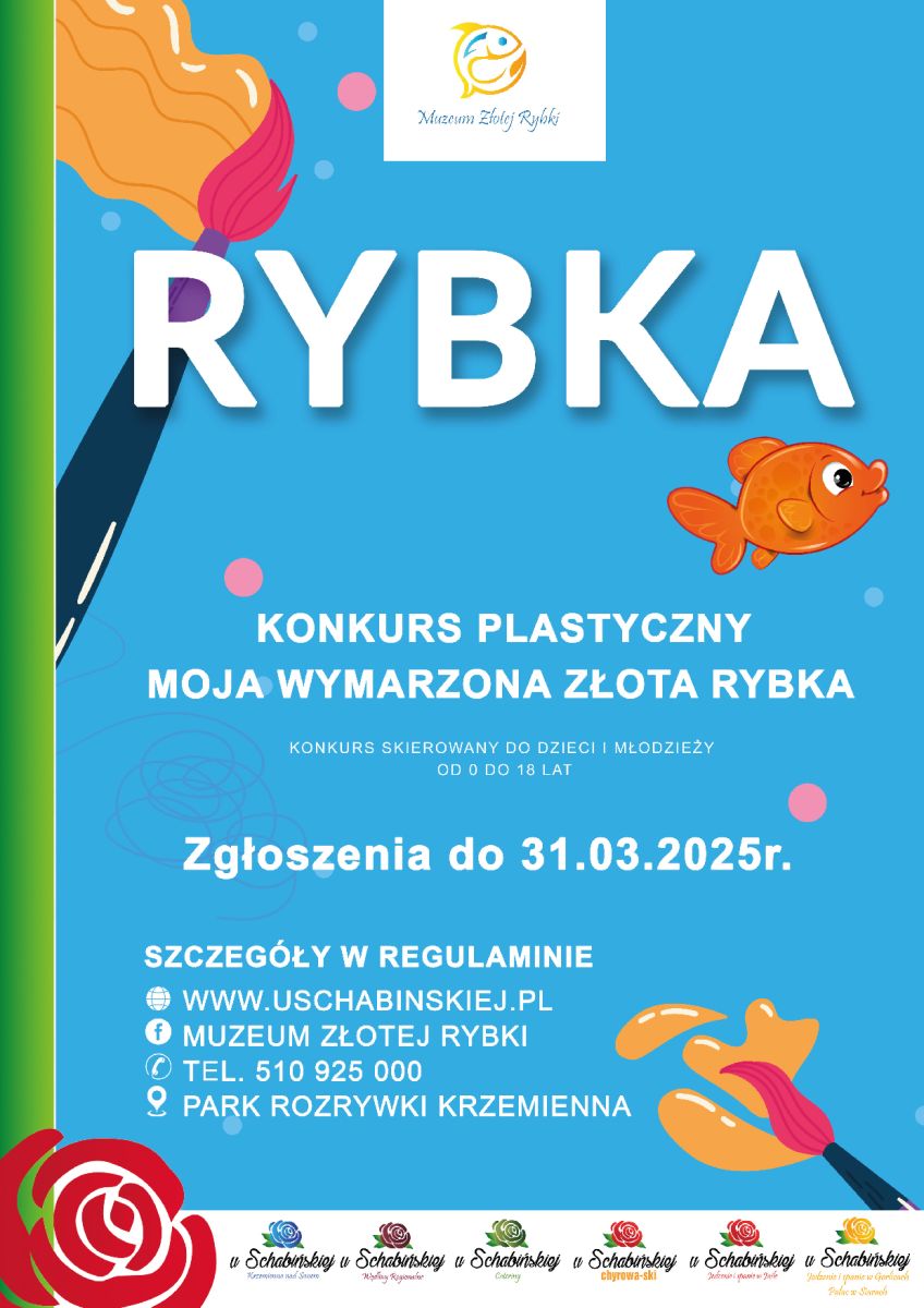 Plakat zachęcający do udziału w konkursie.