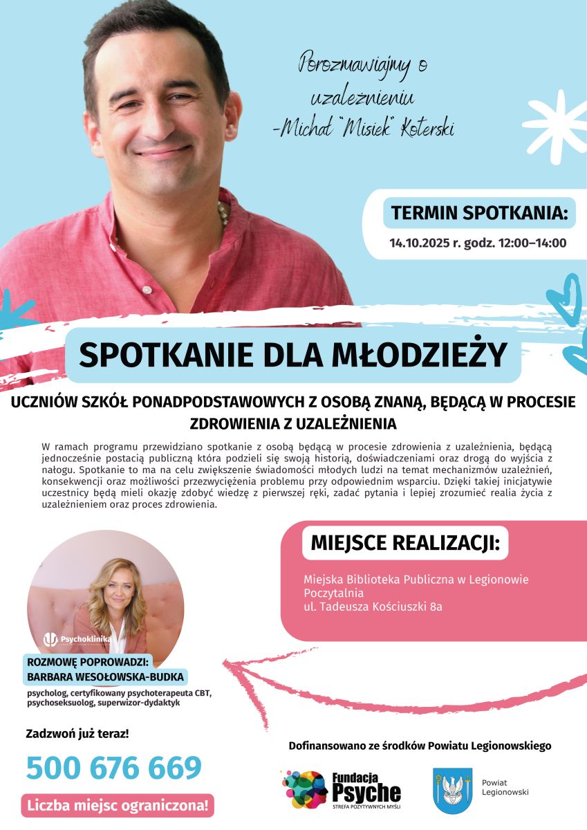 plakat zapraszający na wydarzenie - informacje w aktualności