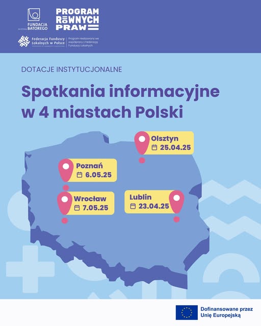 Plakat zawierający informacje o wydarzeniu.  Te informacje są podane w aktualności.