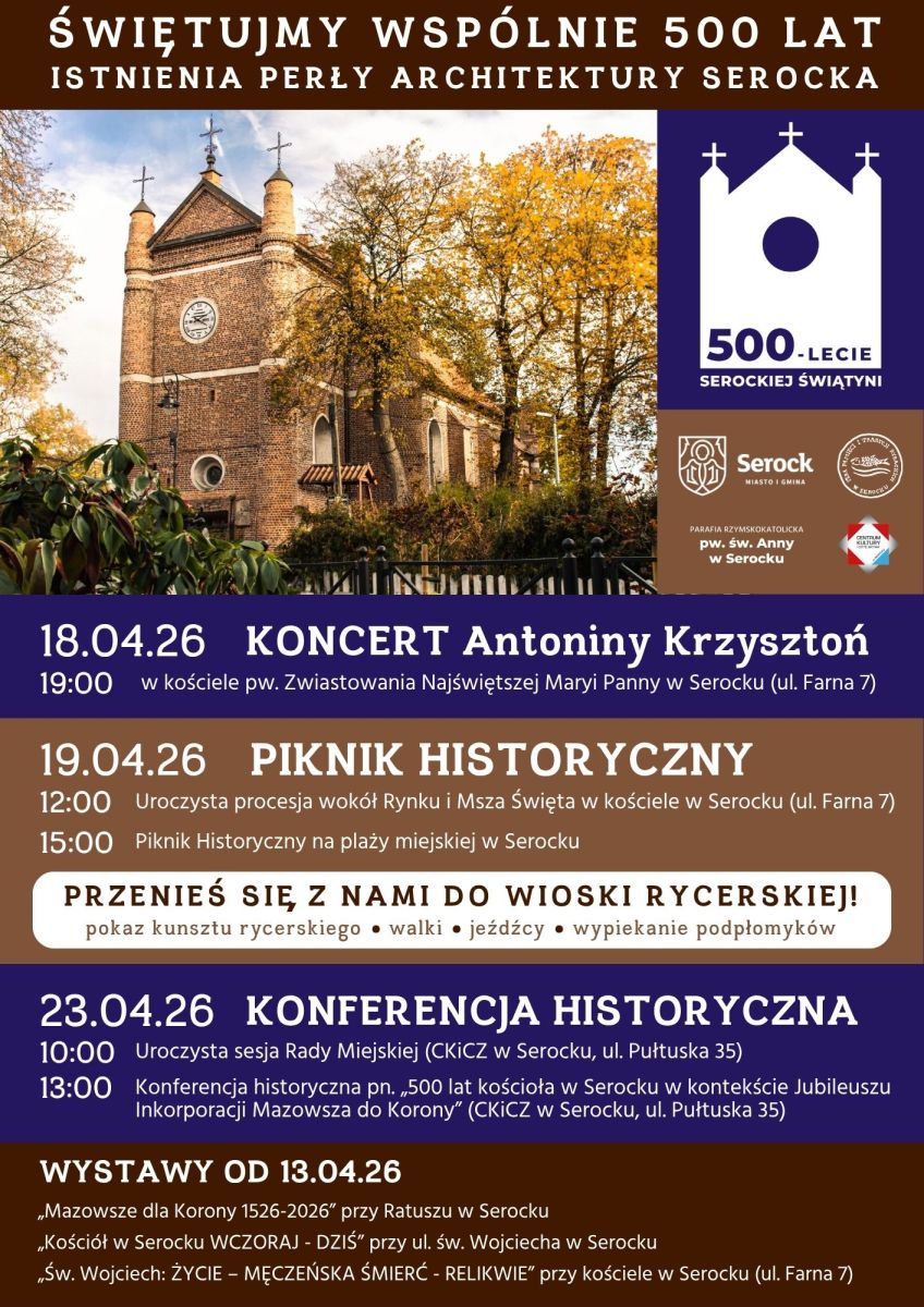 plakat na wydarzenie, szczegóły w aktualności