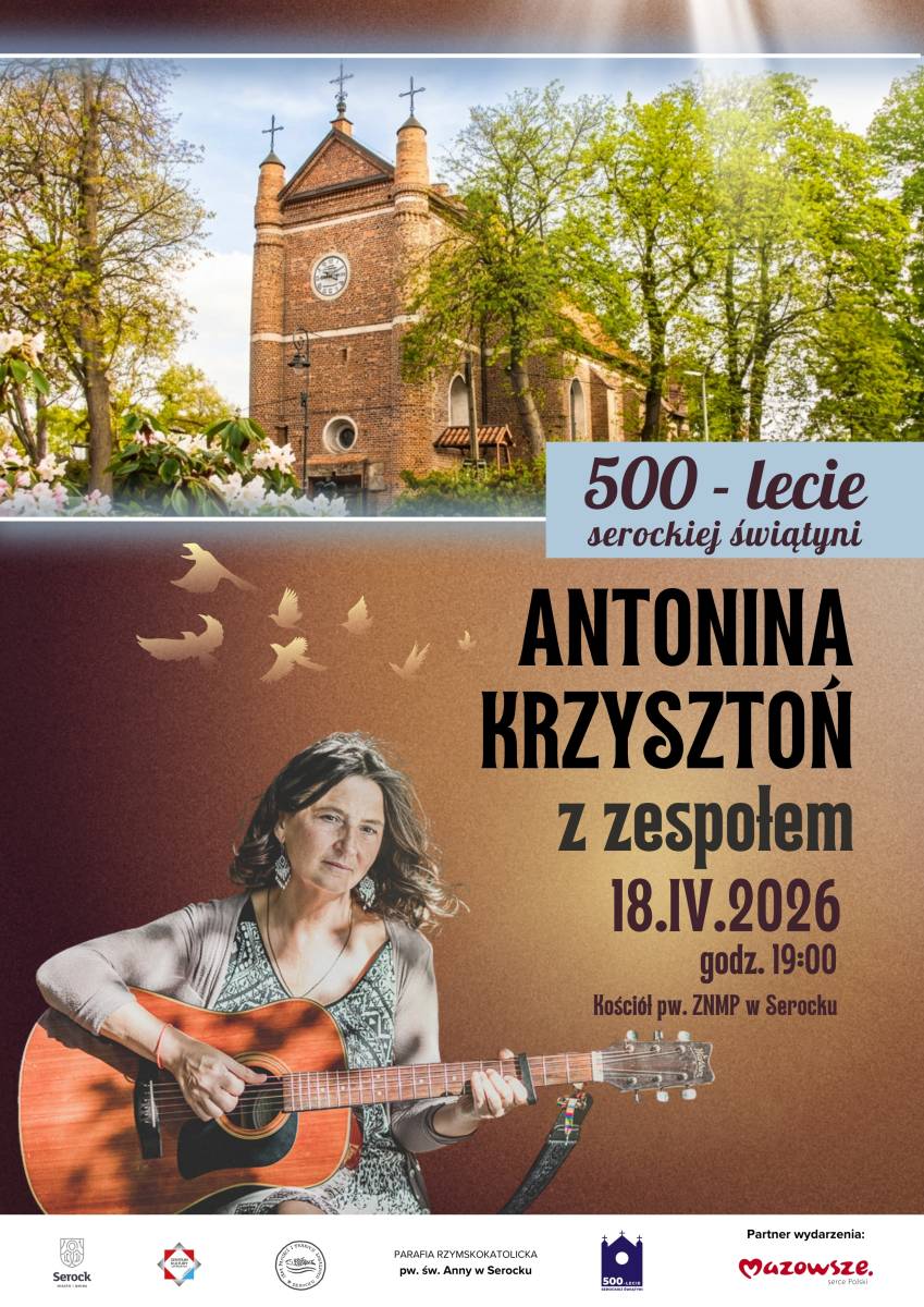 plakat na koncerty, szczegóły w aktualności