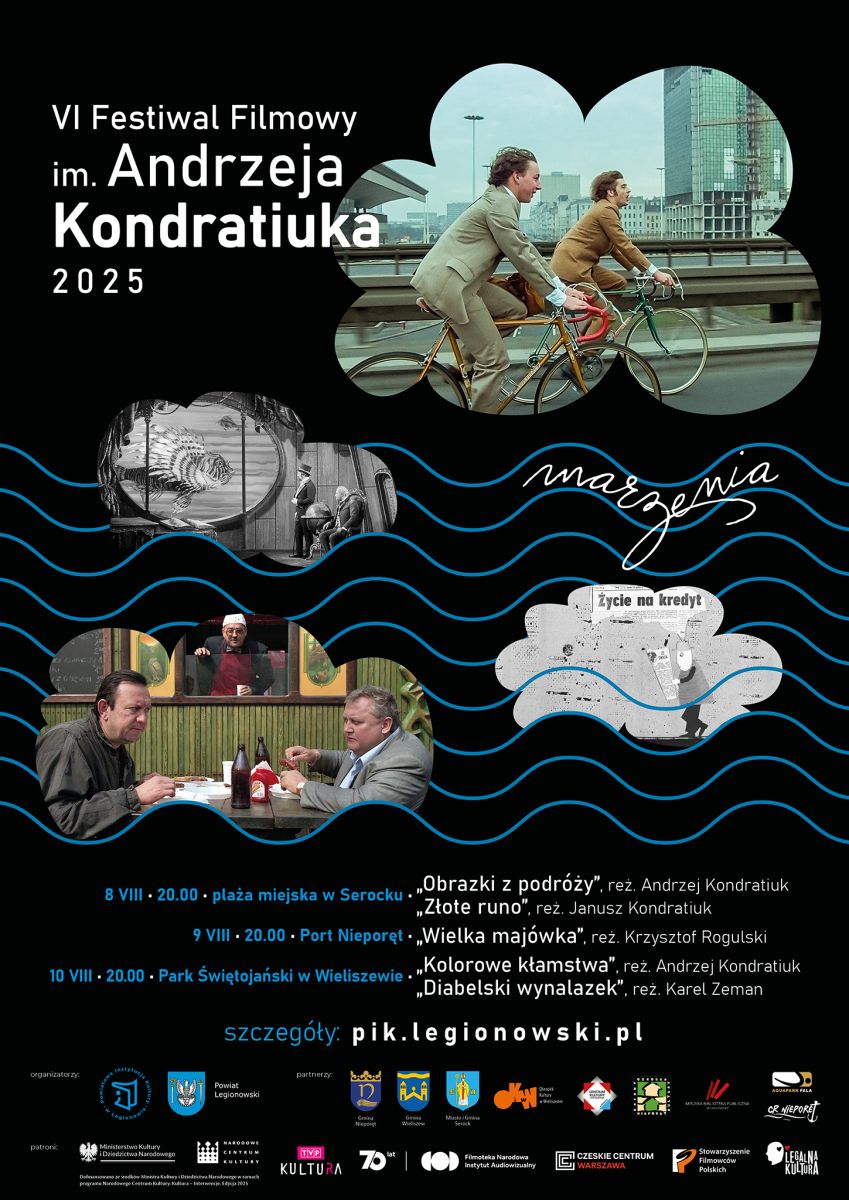 Plakat VI Festiwal Filmowy im. Andrzeja Kondratiuka