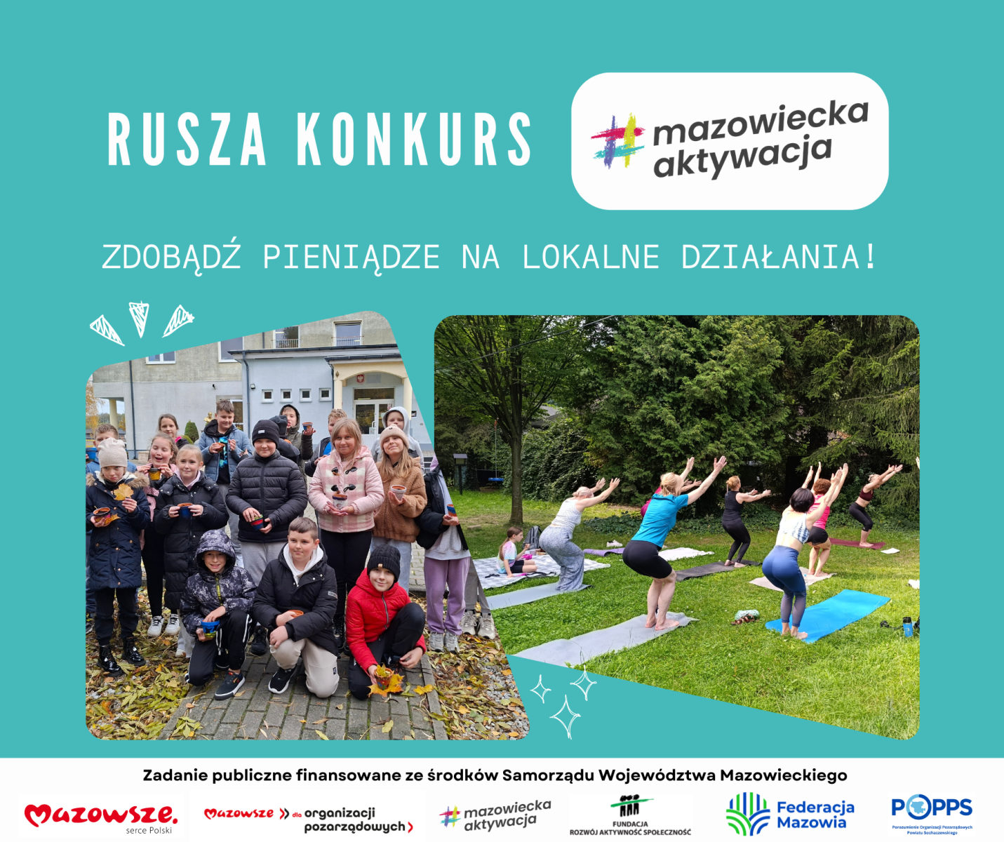 Plakat zawierający informacje o wydarzeniu. Te informacje są podane w aktualności.