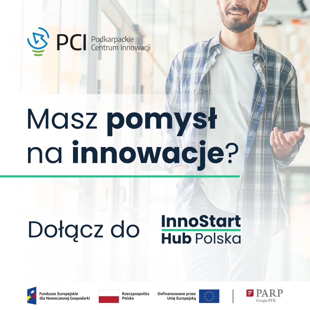 Plakat zapraszający do udziału w projekcie