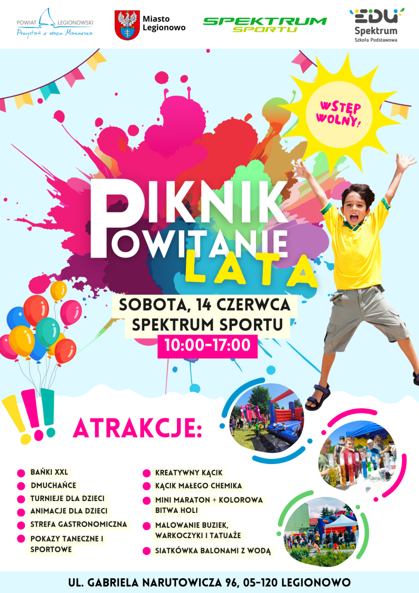 Plakat zawierający informacje o wydarzeniu.  Te informacje są podane w aktualności.