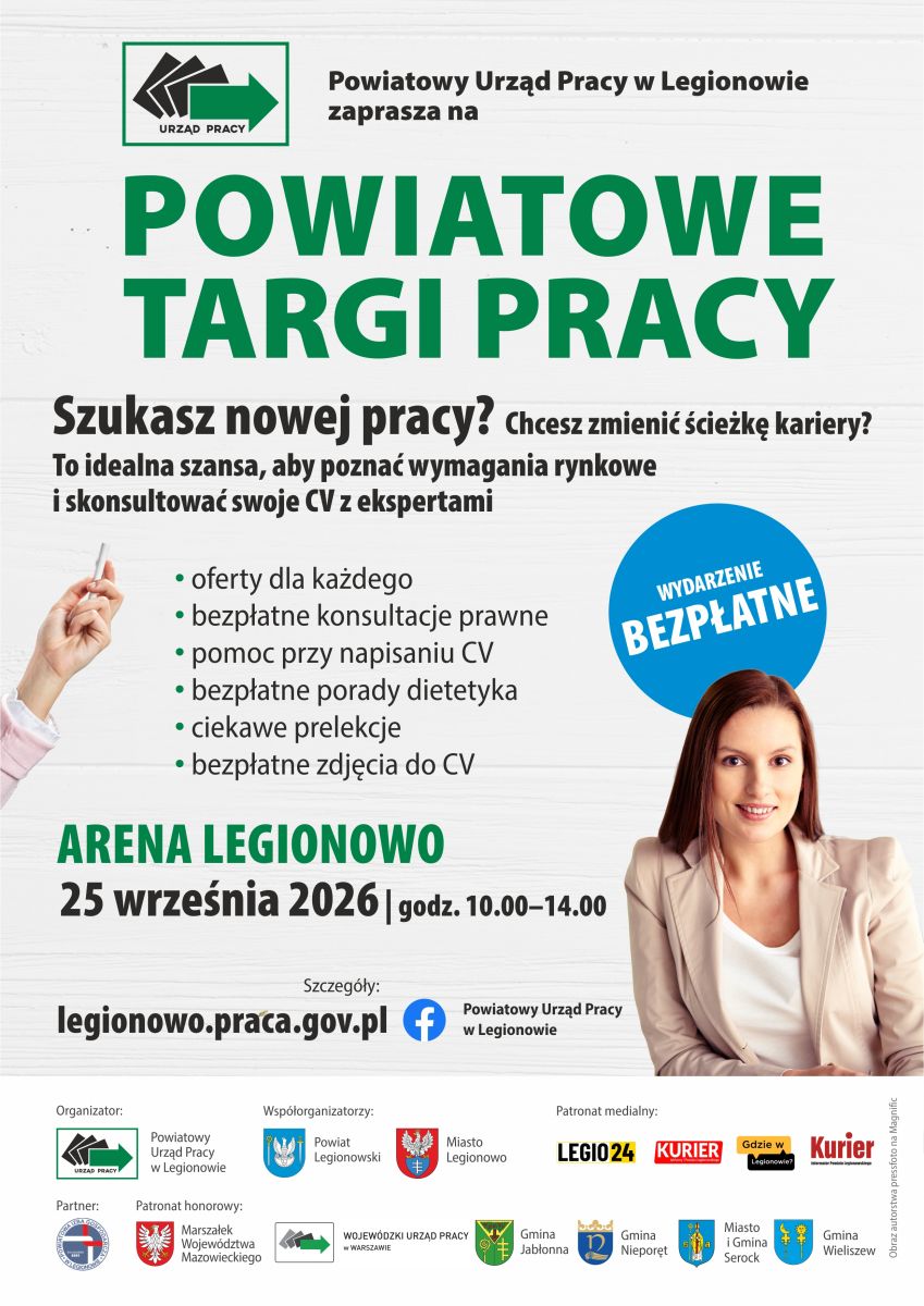 Powiatowe Targi Pracy w Arenie Legionowo