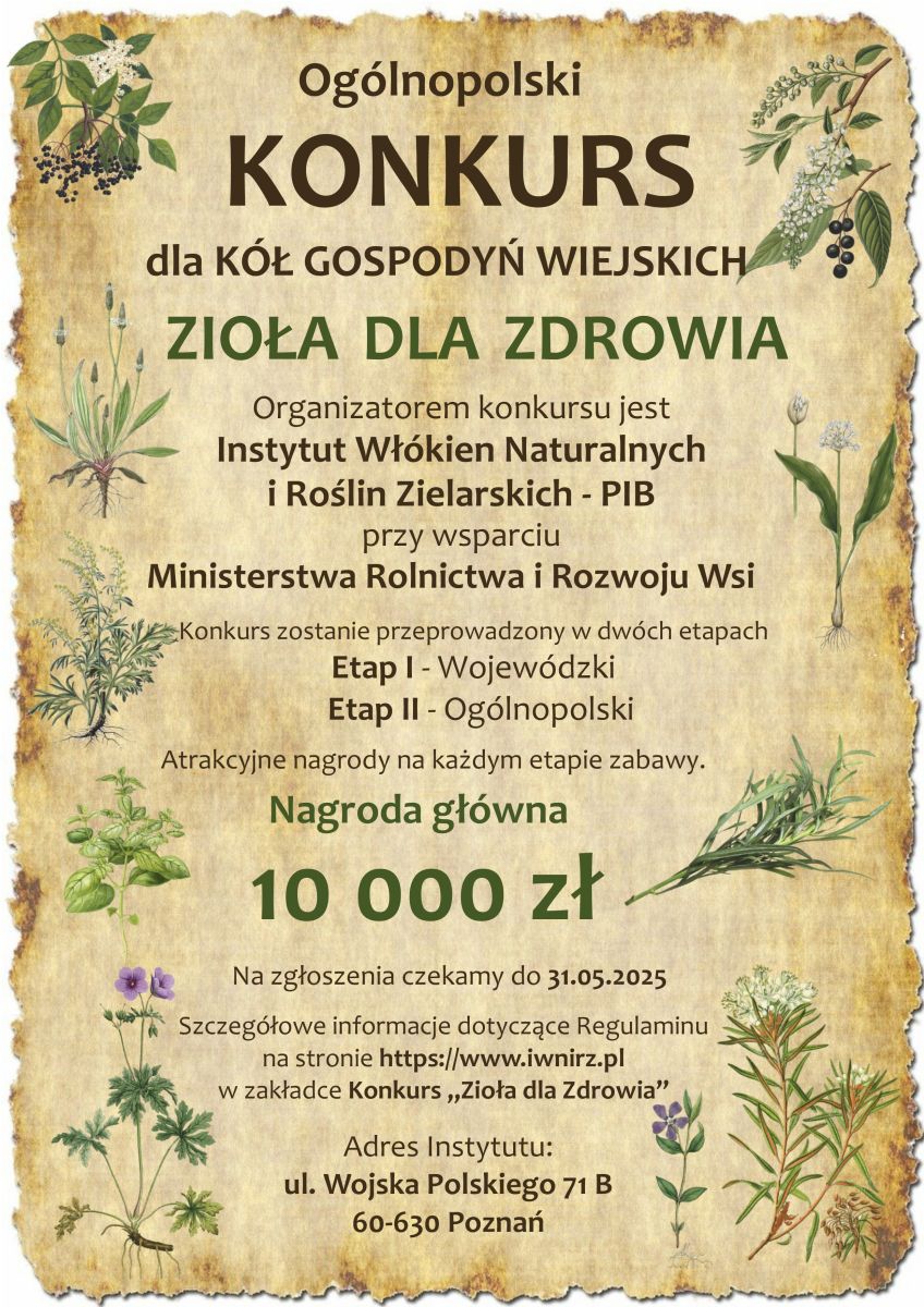 Plakat zawierający informacje o wydarzeniu.  Te informacje są podane w aktualności.