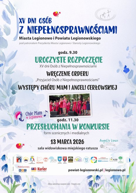 Plakat zawierający informacje o wydarzeniu. Te informacje są podane w aktualności.